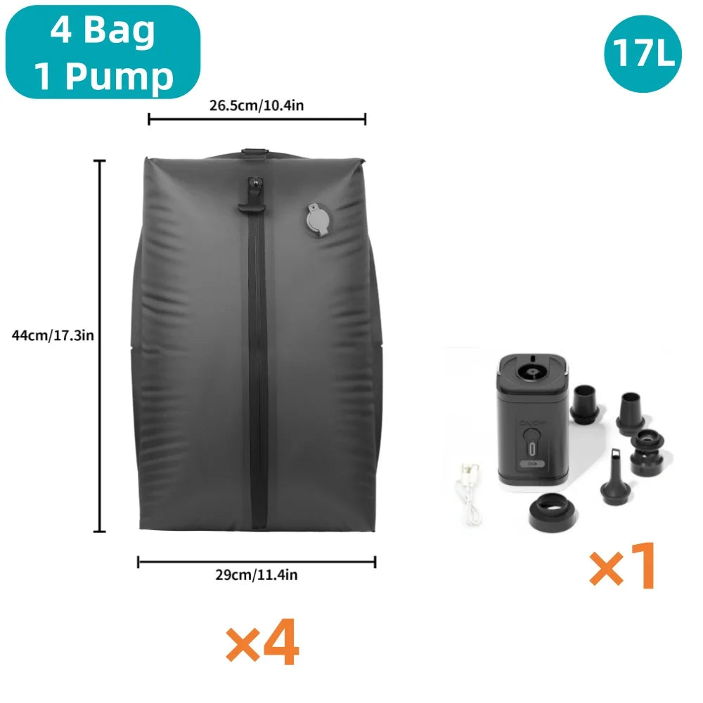 Vacuum Compression Travel Bag – Space Saver for Clothes & Luggage